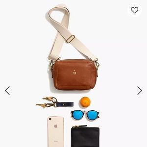 Burgundy Madewell Transport Camera Bag-style Purse